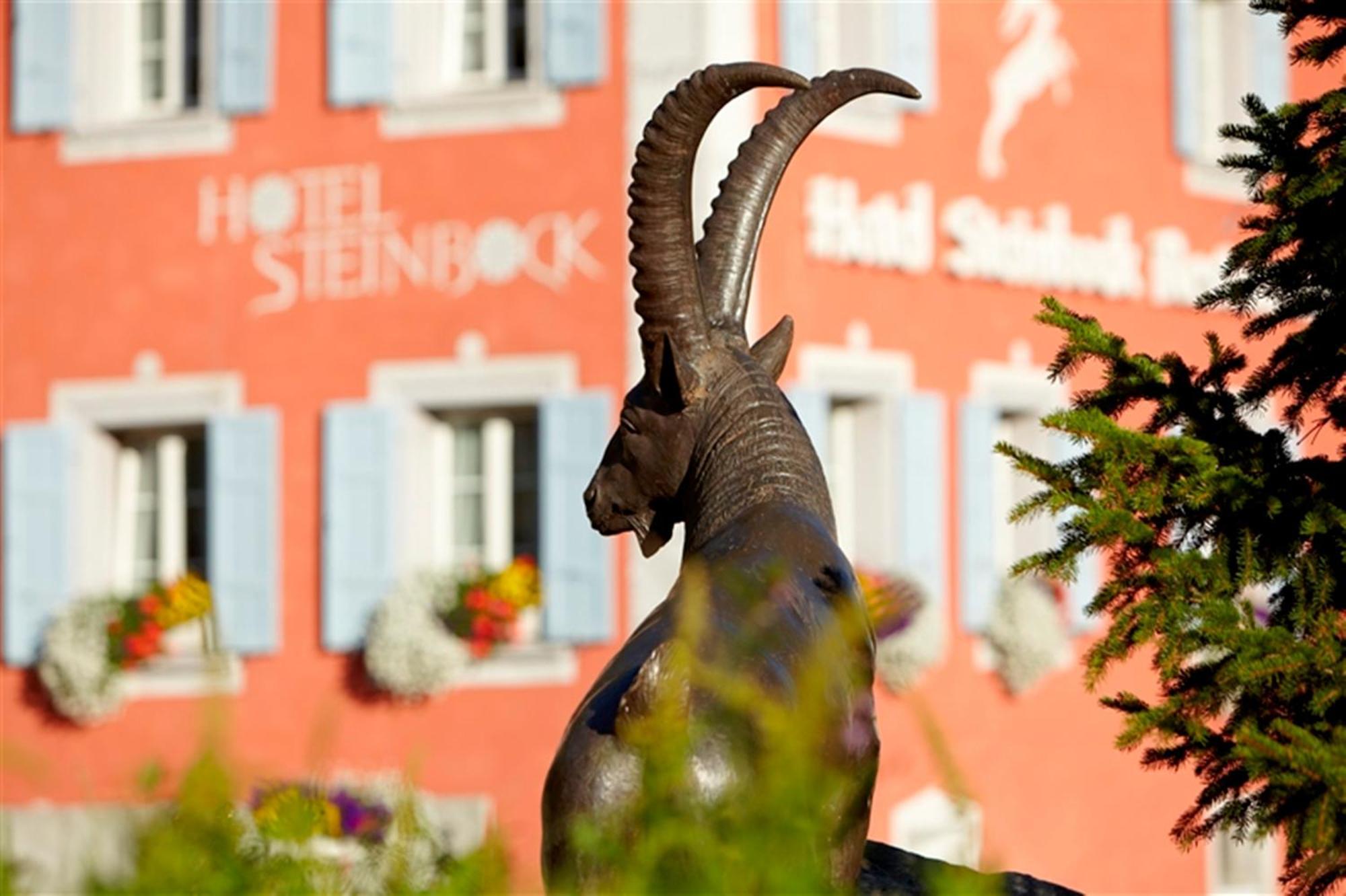 Hotel Steinbock Pontresina Bagian luar foto
